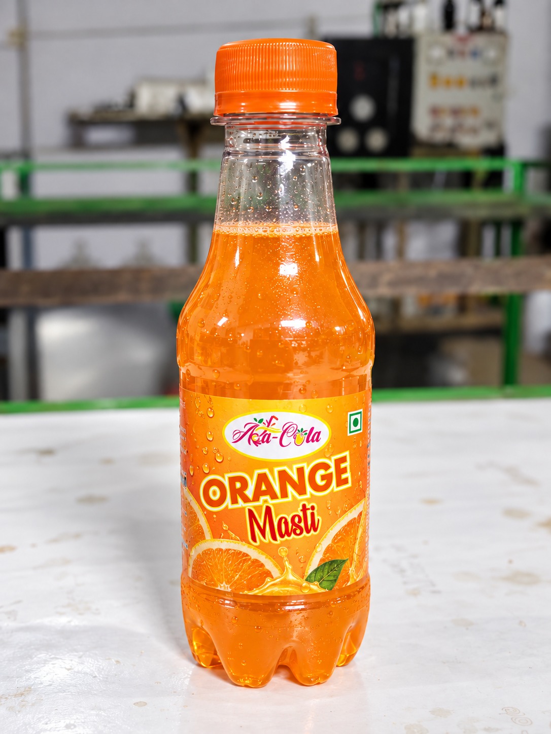 AQA COLA Orange Masti bottle